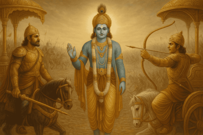 Mahabharata Was It Violence or Dharma Krishna’s Spiritual Role Explained
